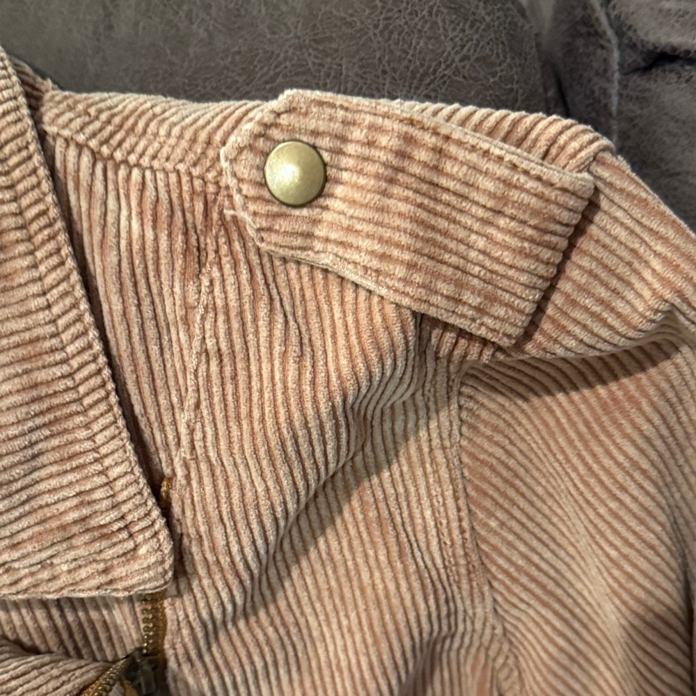 Adorable Pol brand Tan Corduroy Moto style Jacket! Like new! - Picture 11 of 11